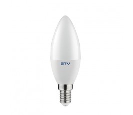 
                  GTV Żarówka LED C37 SMD 2835 8W 700lm E14 Ciepła Biała 3000K LD-SMDC37-80